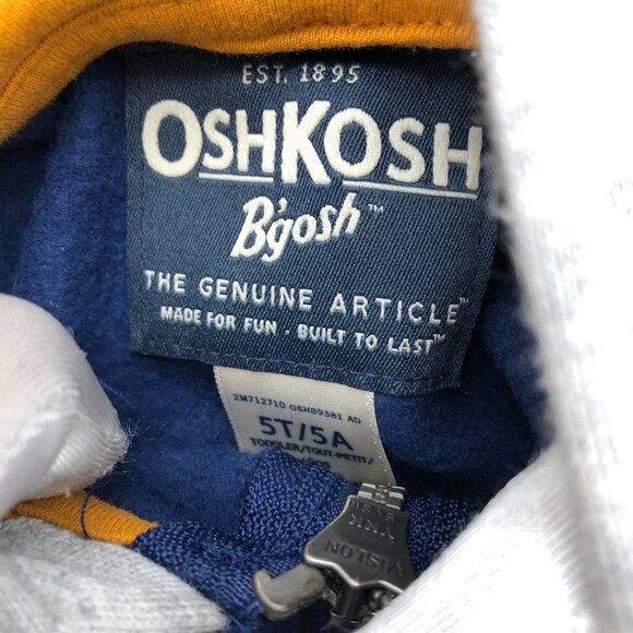 Boys 5T Long Sleeve T Shirts BUNDLE Sweatshirts H&M Oshkosh Gap Mix Fall Winter - Picture 11 of 11